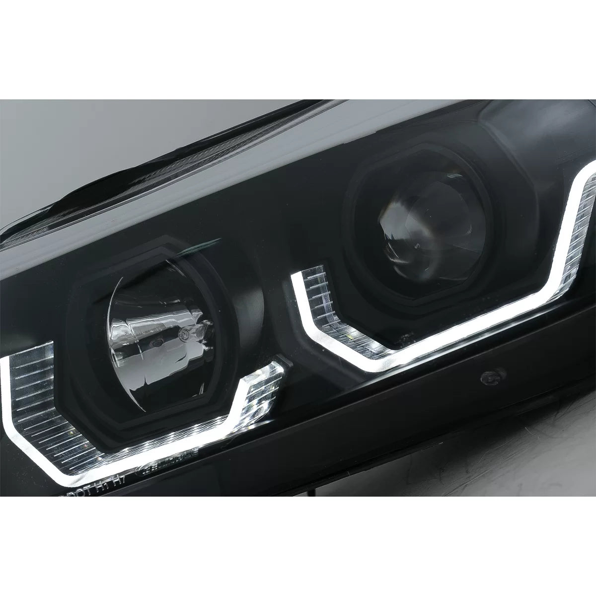 Fari LED Angel Eyes 3D Anteriore Sinistro per BMW Serie 3 E90 E91 2005-2008 LHD