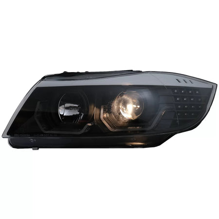 Fari LED Angel Eyes 3D Anteriore Sinistro per BMW Serie 3 E90 E91 2005-2008 LHD
