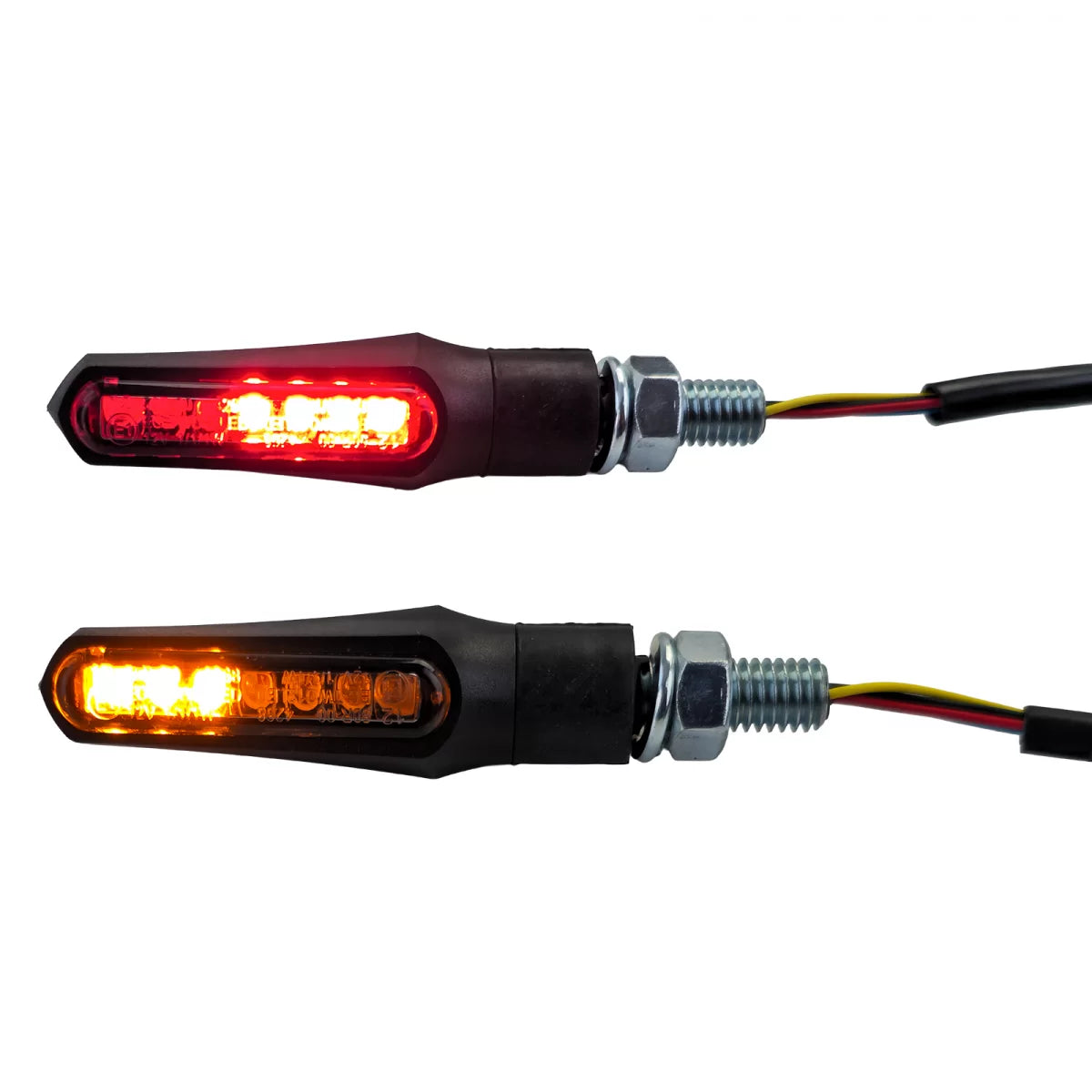 Fanali Posteriori LED 3in1 Neri Mini Chopper Custom Ece