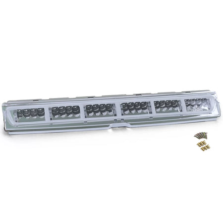 Terzo Stop Vetro Trasparente Cromato per Mercedes SLK R170 96-04 Clk C208 A208