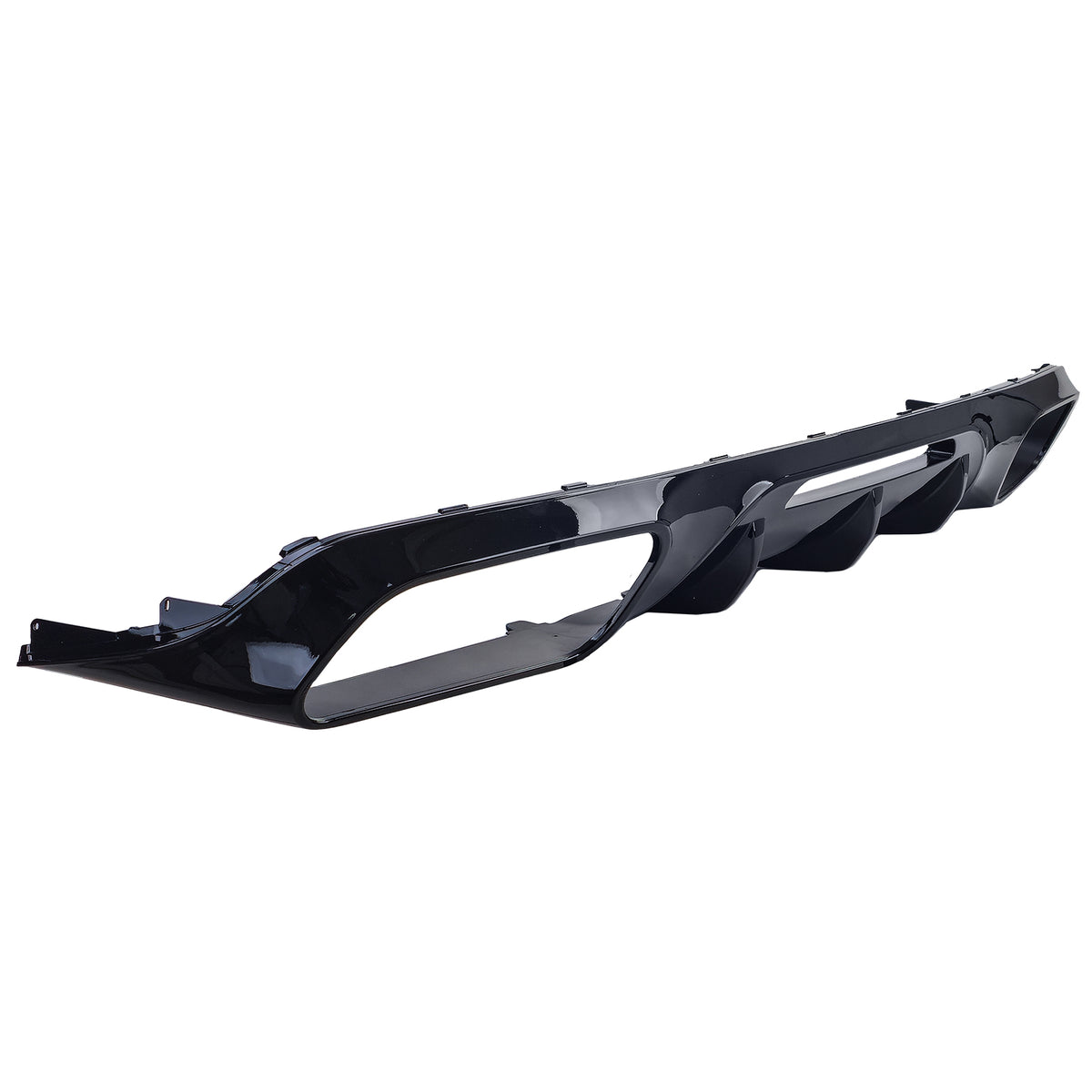 Diffusore Posteriore Sportivo con Doppio Endpipe Nero per Mercedes CLS C218