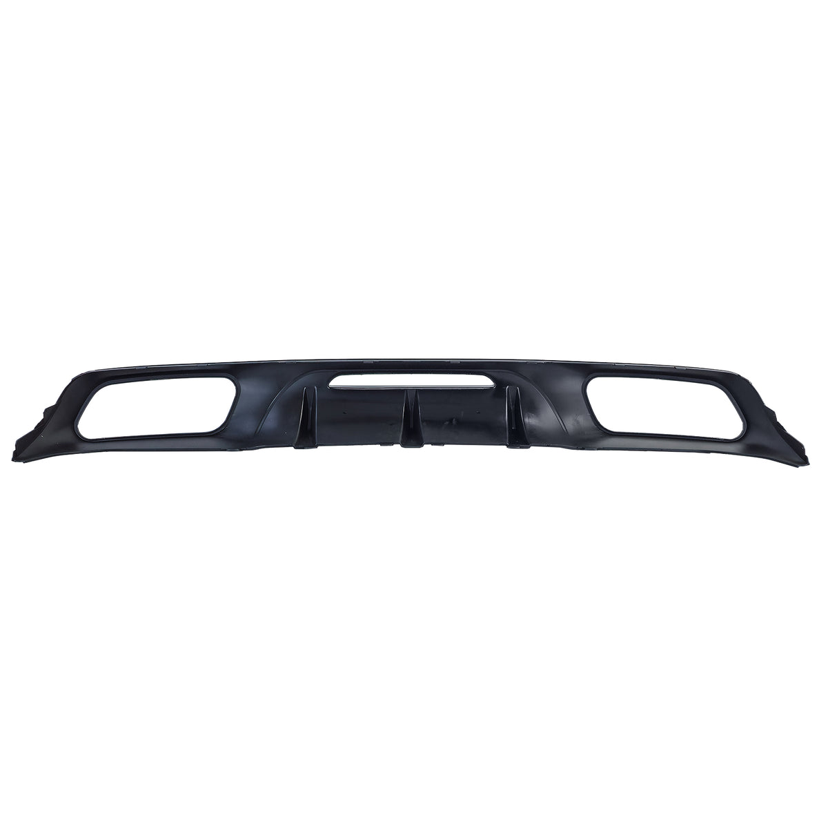 Diffusore Posteriore Sportivo con Doppio Endpipe Nero per Mercedes CLS C218