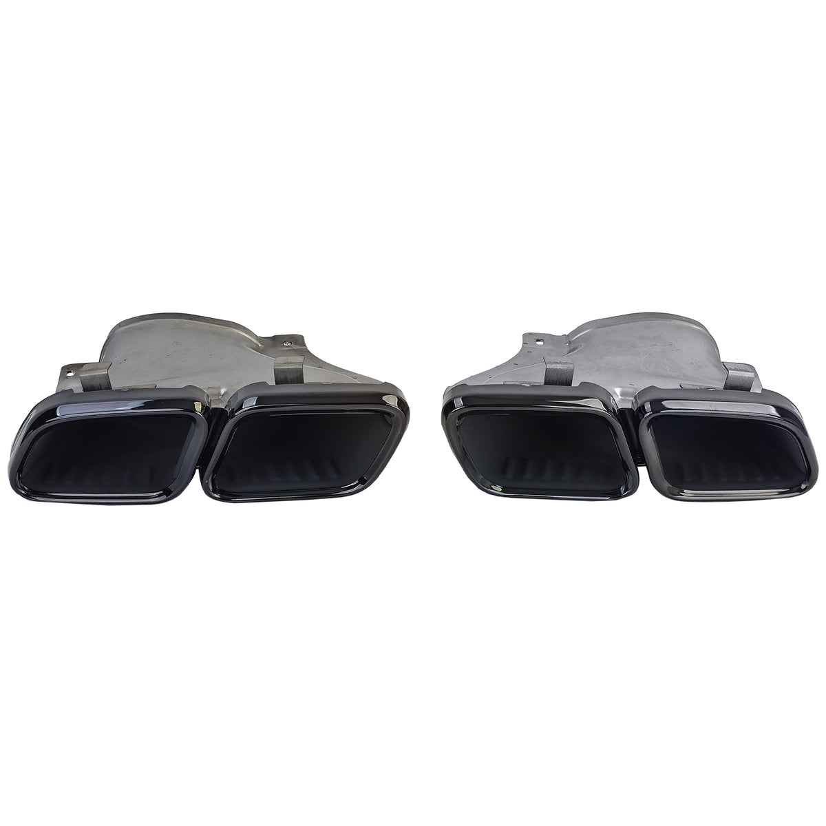 Diffusore Posteriore Sportivo con Doppio Endpipe Nero per Mercedes CLS C218