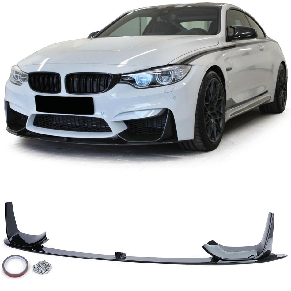 Spoiler Anteriore Performance Nero Lucido per BMW M3 M4 F80 F82 F83