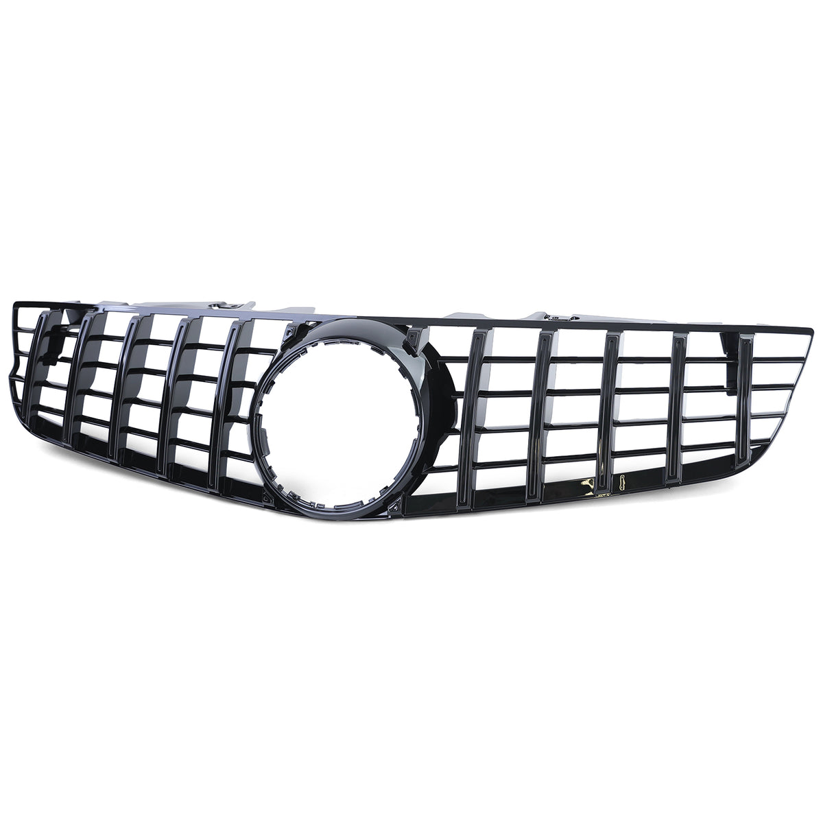 Griglia Anteriore Sportiva Nera Lucida per Mercedes SL R230 Facelift 08-12