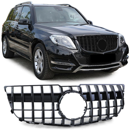 Griglia Anteriore Nera Lucida per Mercedes GLK X204 Facelift 12-15
