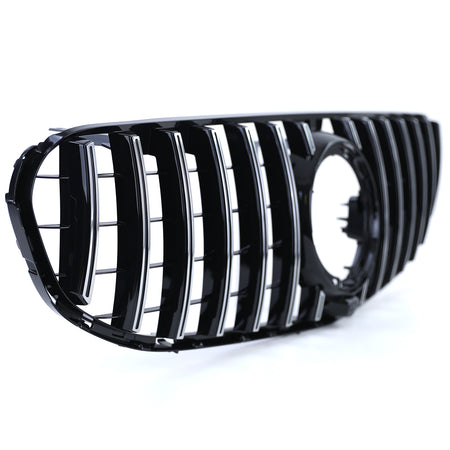Griglia Sportiva Nera Lucida con Cromature per Mercedes GLC X253 C253 2019-2022
