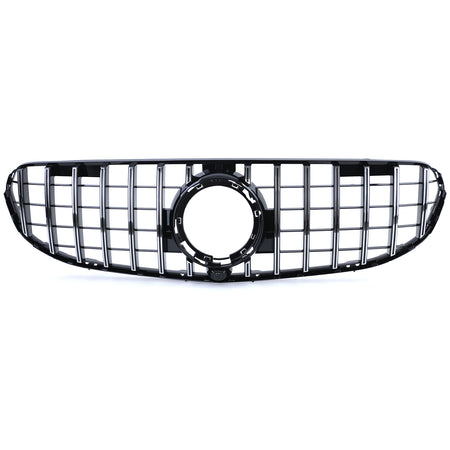 Griglia Sportiva Nera Lucida con Cromature per Mercedes GLC X253 C253 2019-2022