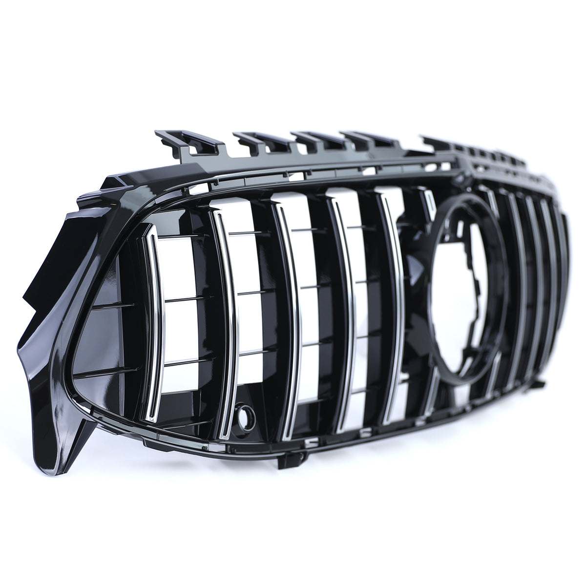 Griglia Sportiva Nera Lucida con Cromature per Mercedes CLA C118 X118 2019-2023