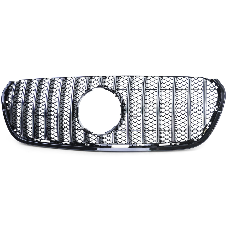 Griglia Sportiva Nera Lucida con Cromature per Mercedes Classe X W470 17-20