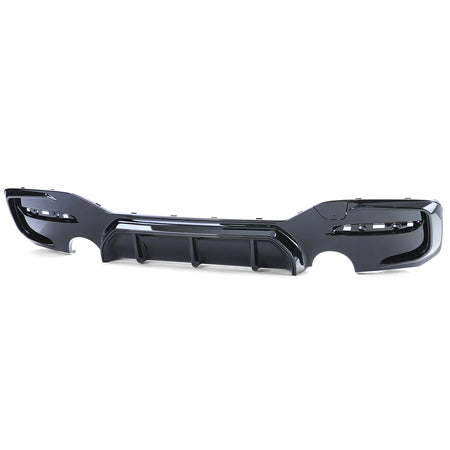 Diffusore Posteriore Sportivo Nero Lucido per BMW Serie 1 F20 F21 15-19 LCI