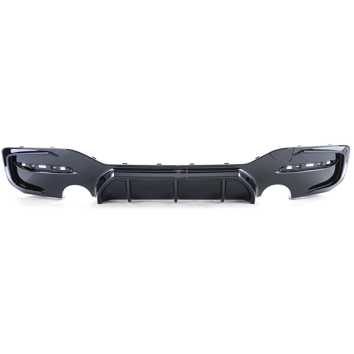 Diffusore Posteriore Sportivo Nero Lucido per BMW Serie 1 F20 F21 15-19 LCI