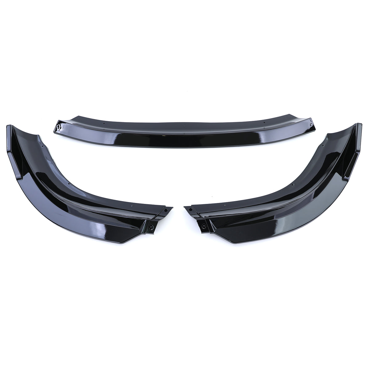 Spoiler Anteriore in ABS Nero Lucido per Volkswagen Polo IV 9N3 (2005-2009)