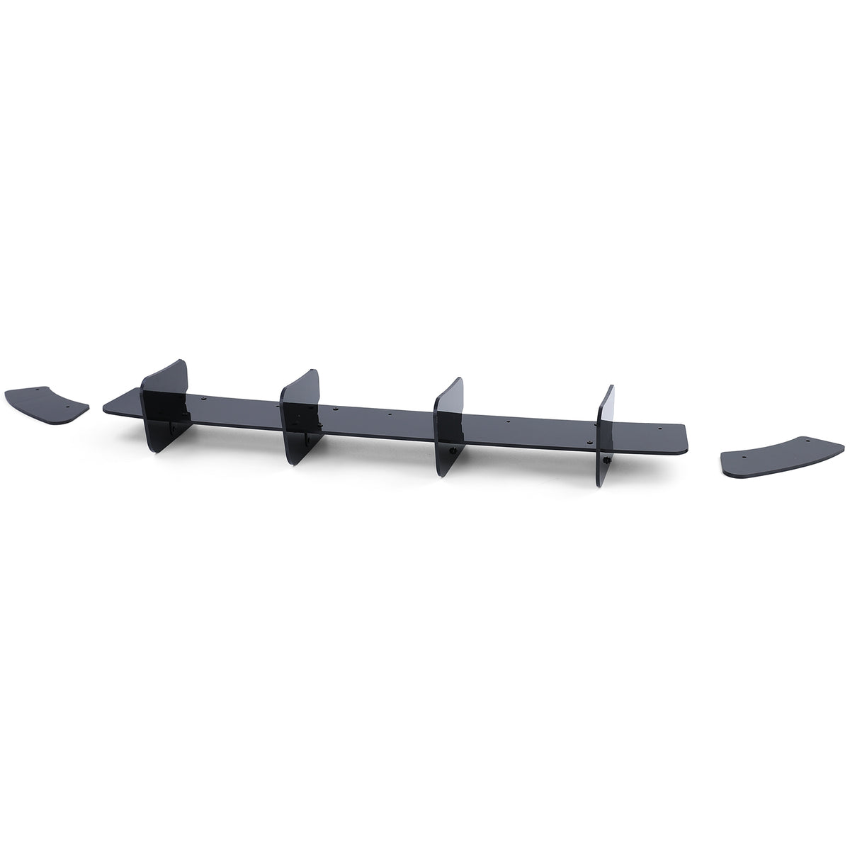 Diffusore Posteriore Sportivo Nero Lucido per Volkswagen Golf 7 GTI Berlina