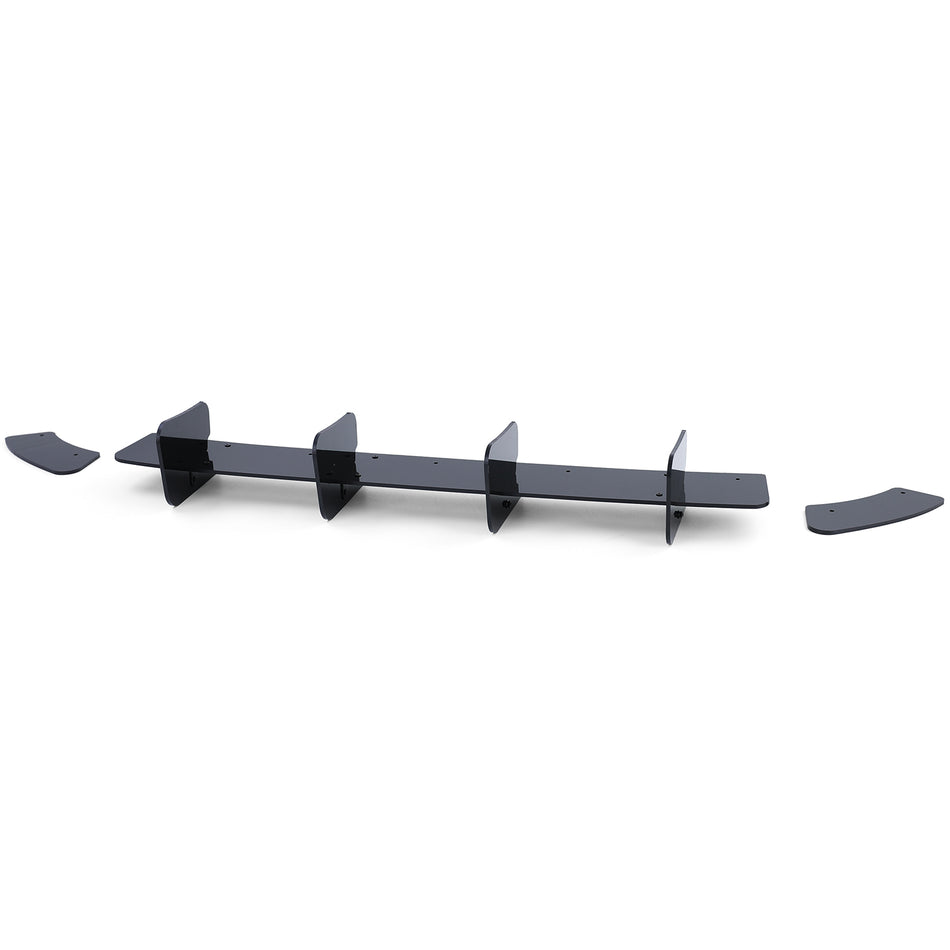 Diffusore Posteriore Sportivo Nero Lucido per Volkswagen Golf 7 GTI Berlina