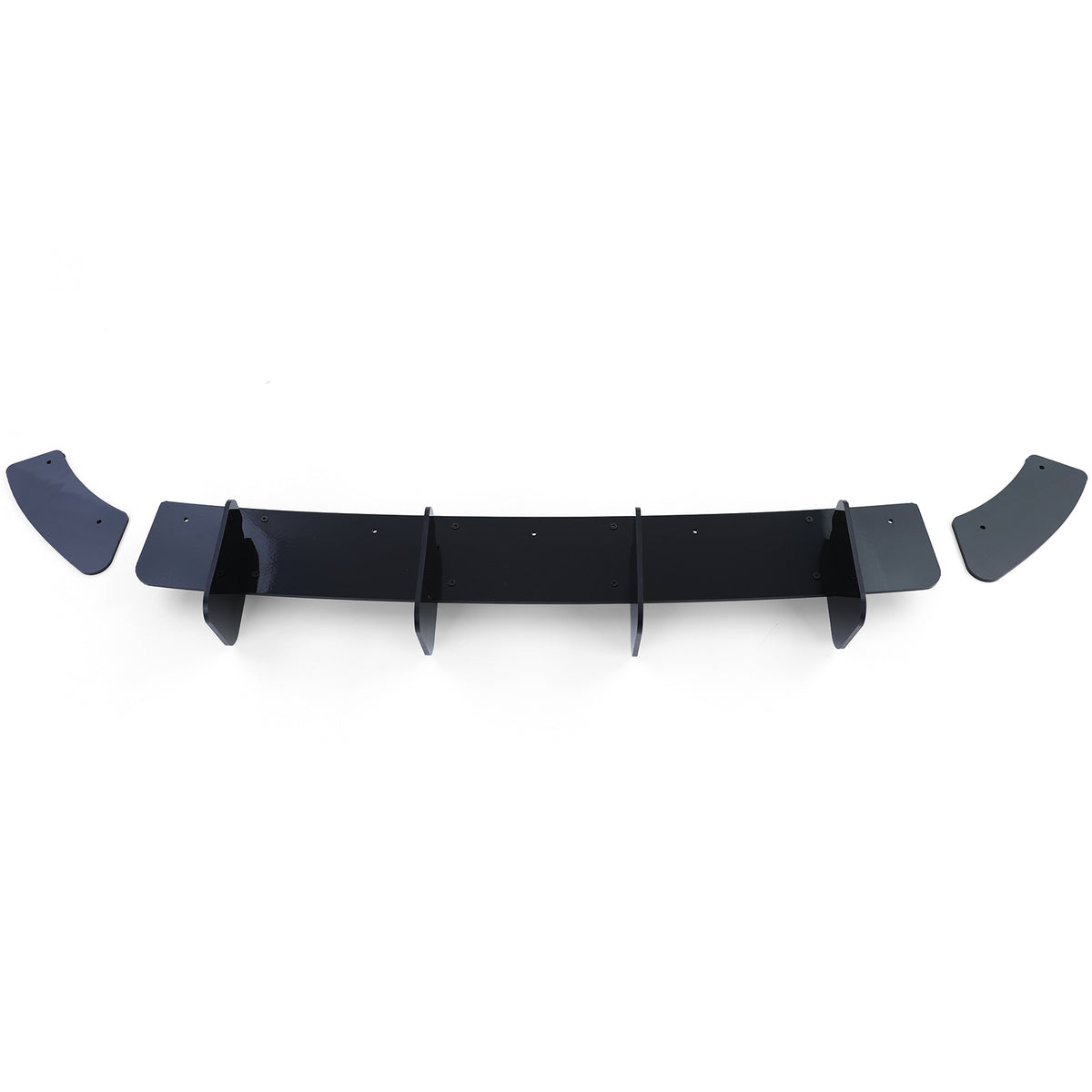 Diffusore Posteriore Sportivo Nero Lucido per Volkswagen Golf 7 GTI Berlina