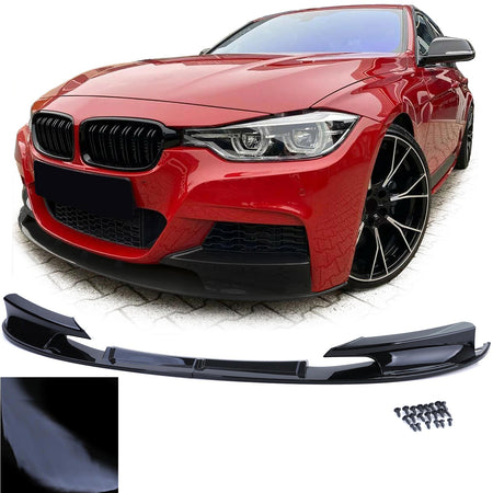 Spoiler Anteriore Performance Nero Lucido per BMW Serie 3 F30 F31 2015-2019