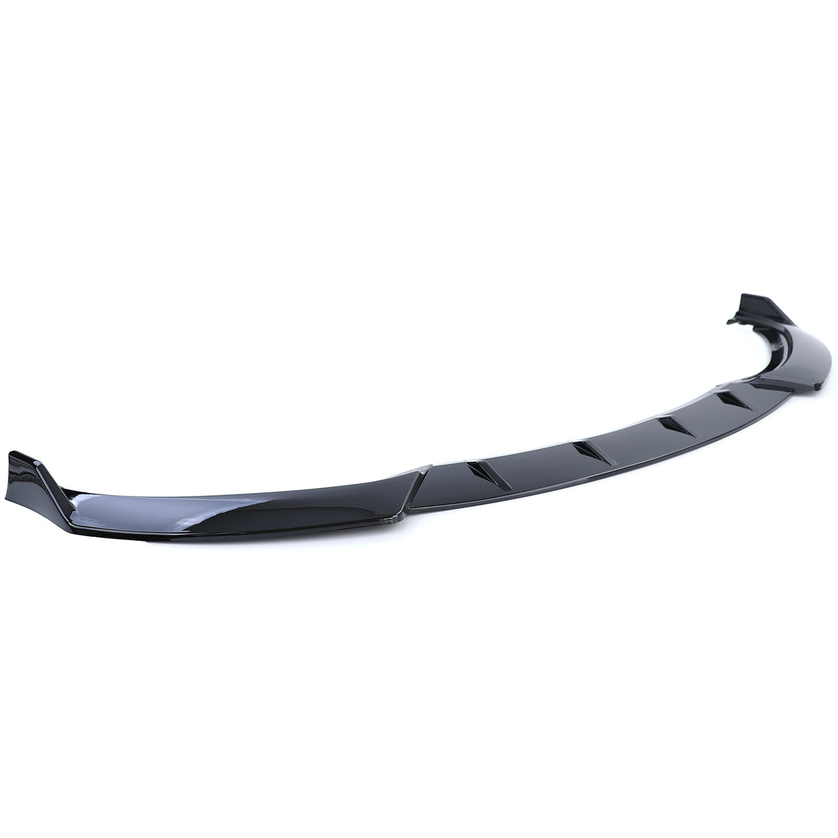 Spoiler Anteriore per BMW Serie 3 F30 F31 2015-2019 Senza M, Nero Lucido