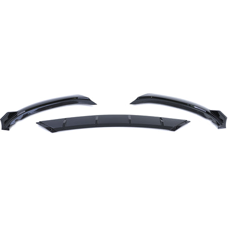 Spoiler Anteriore per BMW Serie 3 F30 F31 2015-2019 Senza M, Nero Lucido