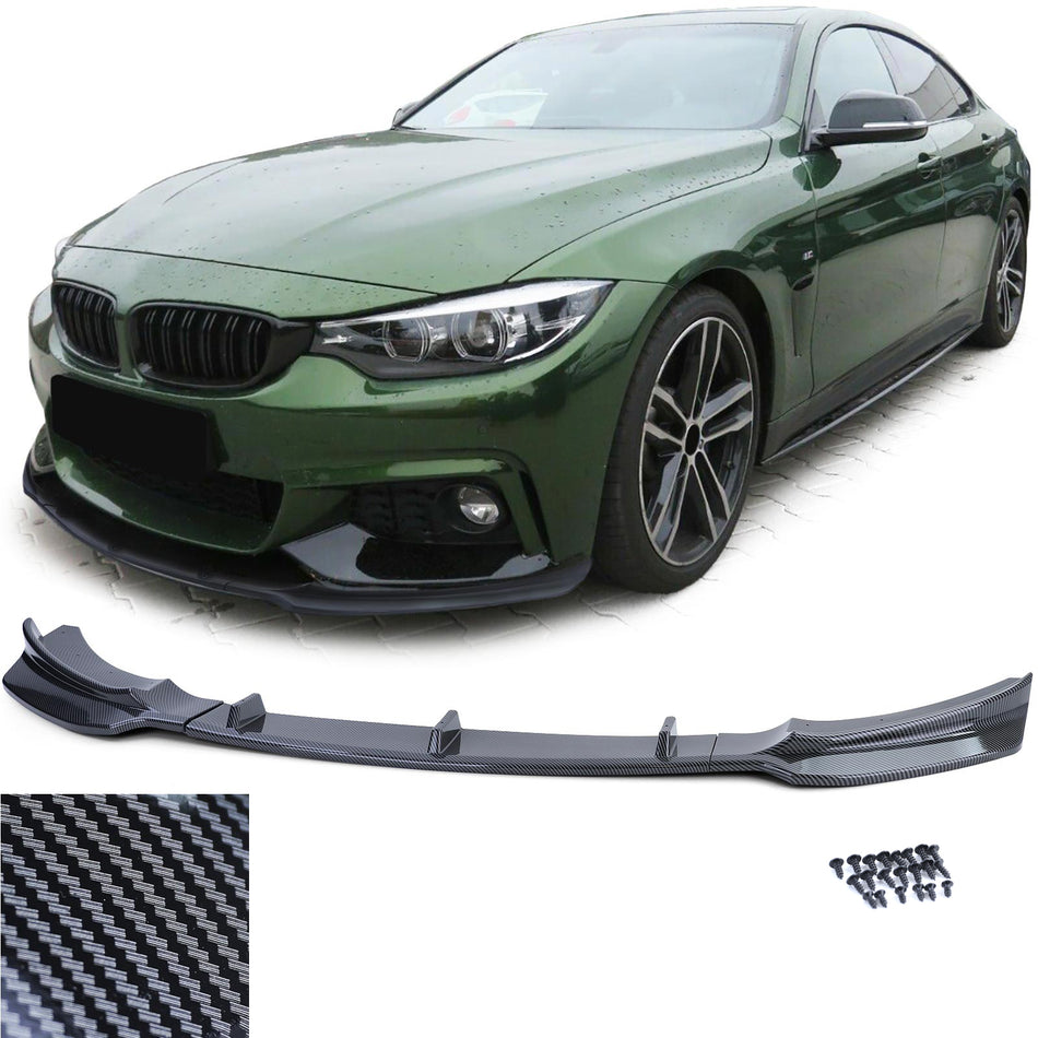 Spoiler Anteriore Performance Effetto Carbonio per BMW Serie 4 F32 F33 F36 M
