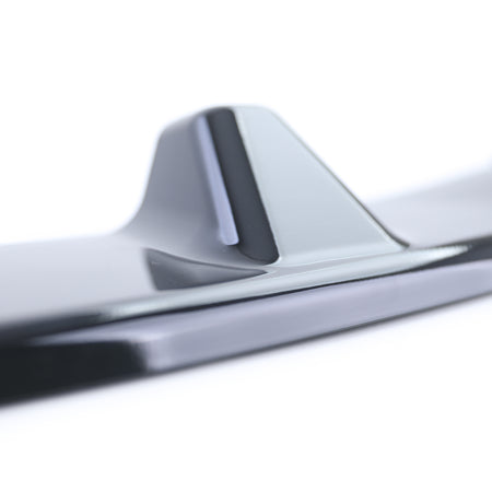 Spoiler Anteriore per BMW Serie 3 E90 E91 2008-2013 in ABS Nero Lucido