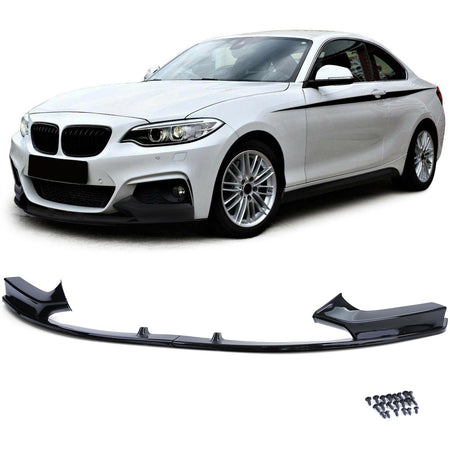 Spoiler Anteriore Performance Nero Lucido per BMW Serie 2 F22 F23 2012-2021