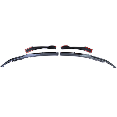 Spoiler Anteriore Nero Lucido per BMW Serie 5 G30 G31 Dal 2016