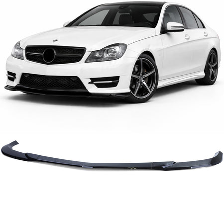 Spoiler Anteriore Performance Nero Lucido per Mercedes C W204 S204 2011-2014
