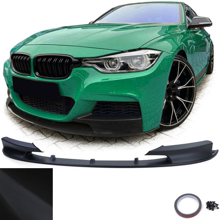 Spoiler Anteriore Sport Performance Nero Opaco per BMW Serie 3 F30 F31