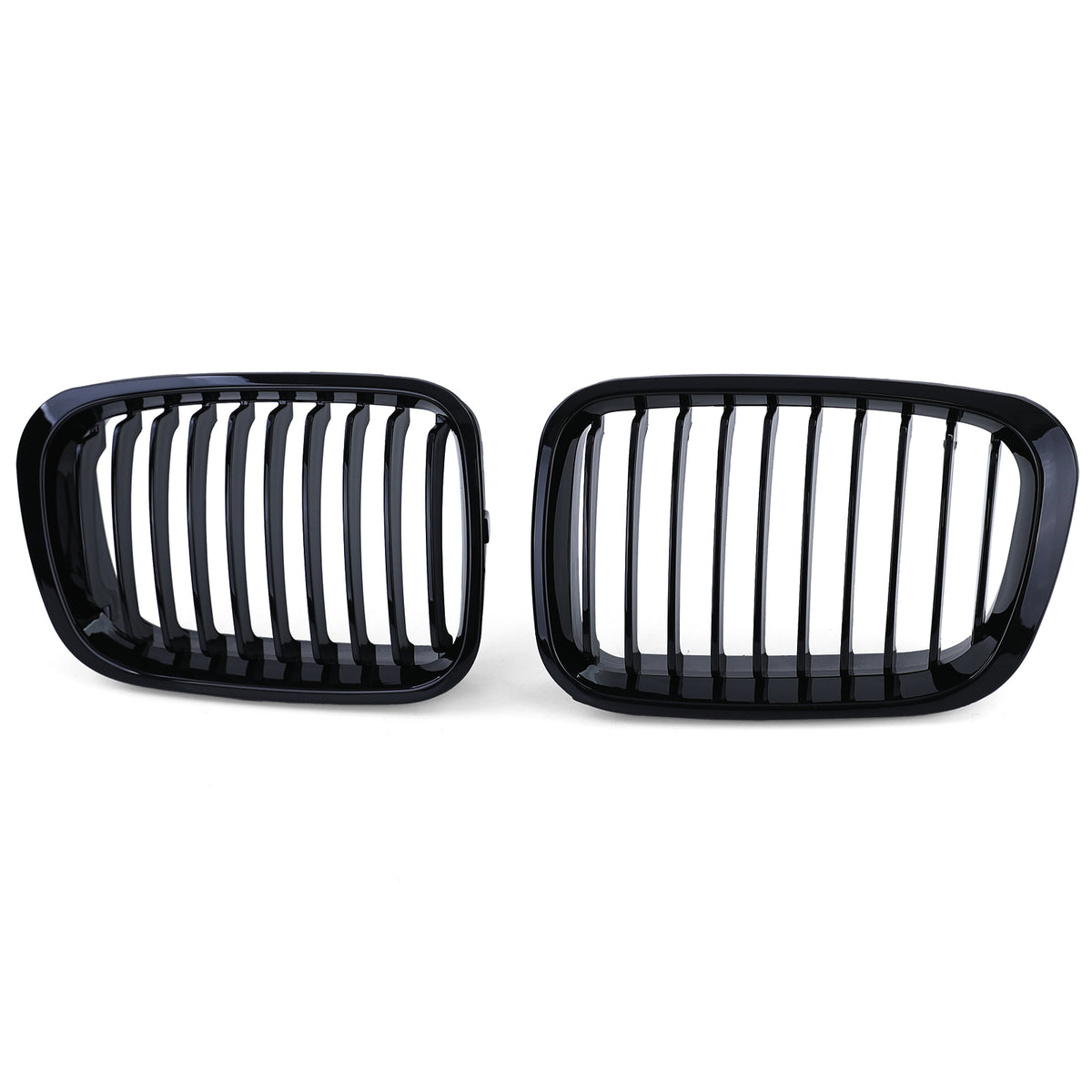 Griglia Sportiva Nera Lucida 2 Pezzi per BMW Serie 3 E46 Berlina Touring