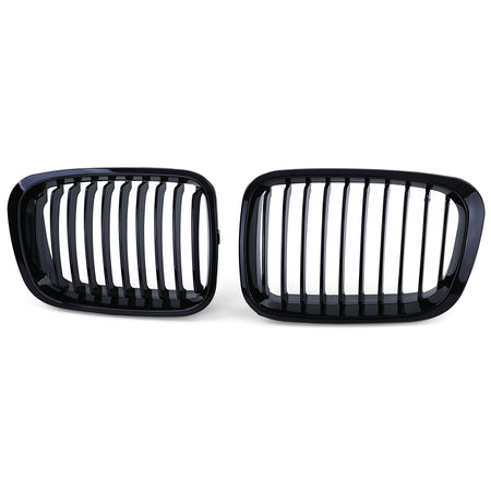 Griglia Sportiva Nera Lucida 2 Pezzi per BMW Serie 3 E46 Berlina Touring