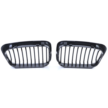Griglia Sportiva Nera Lucida 2 Pezzi per BMW Serie 3 E46 Berlina Touring