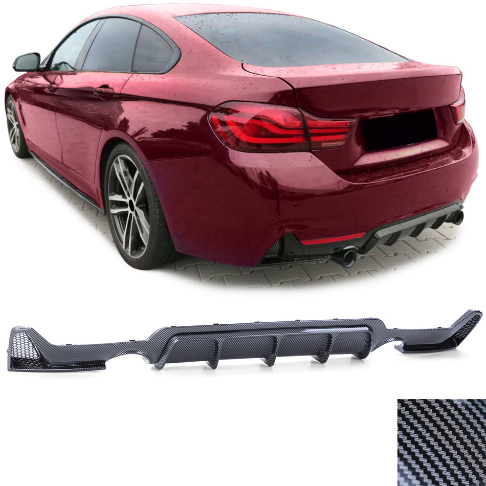 Diffusore Posteriore Performance Carbon per BMW Serie 4 F32 F33 F36 435i 440i