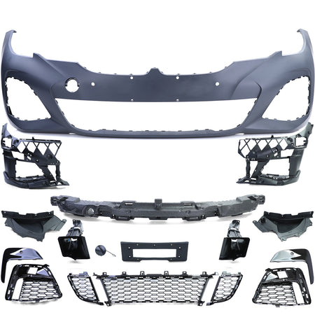 Paraurti Anteriore Sportivo Completo con ABE per BMW Serie 3 G20 G21 2018-2022