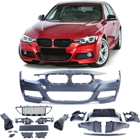 Paraurti Anteriore Sportivo con ABE per BMW Serie 3 F30 F31 2011-2019 con PDC