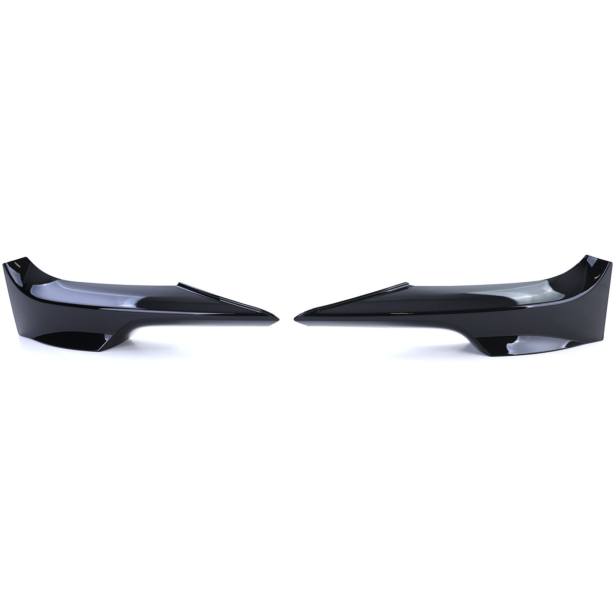 Canards Spoiler Anteriore Nero Lucido per BMW Serie 3 E92 E93 06-10 M-Pacchetto