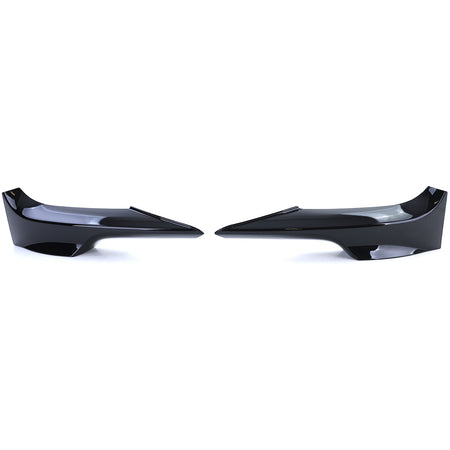 Canards Spoiler Anteriore Nero Lucido per BMW Serie 3 E92 E93 06-10 M-Pacchetto
