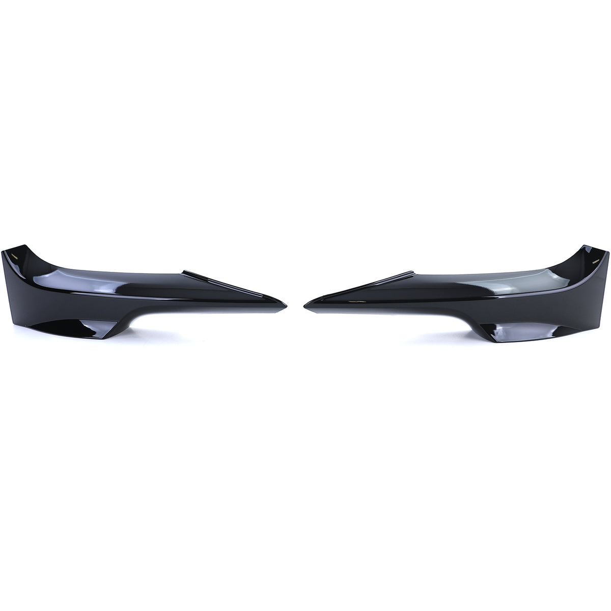 Canards Spoiler Anteriore Nero Lucido per BMW Serie 3 E92 E93 06-10 M-Pacchetto
