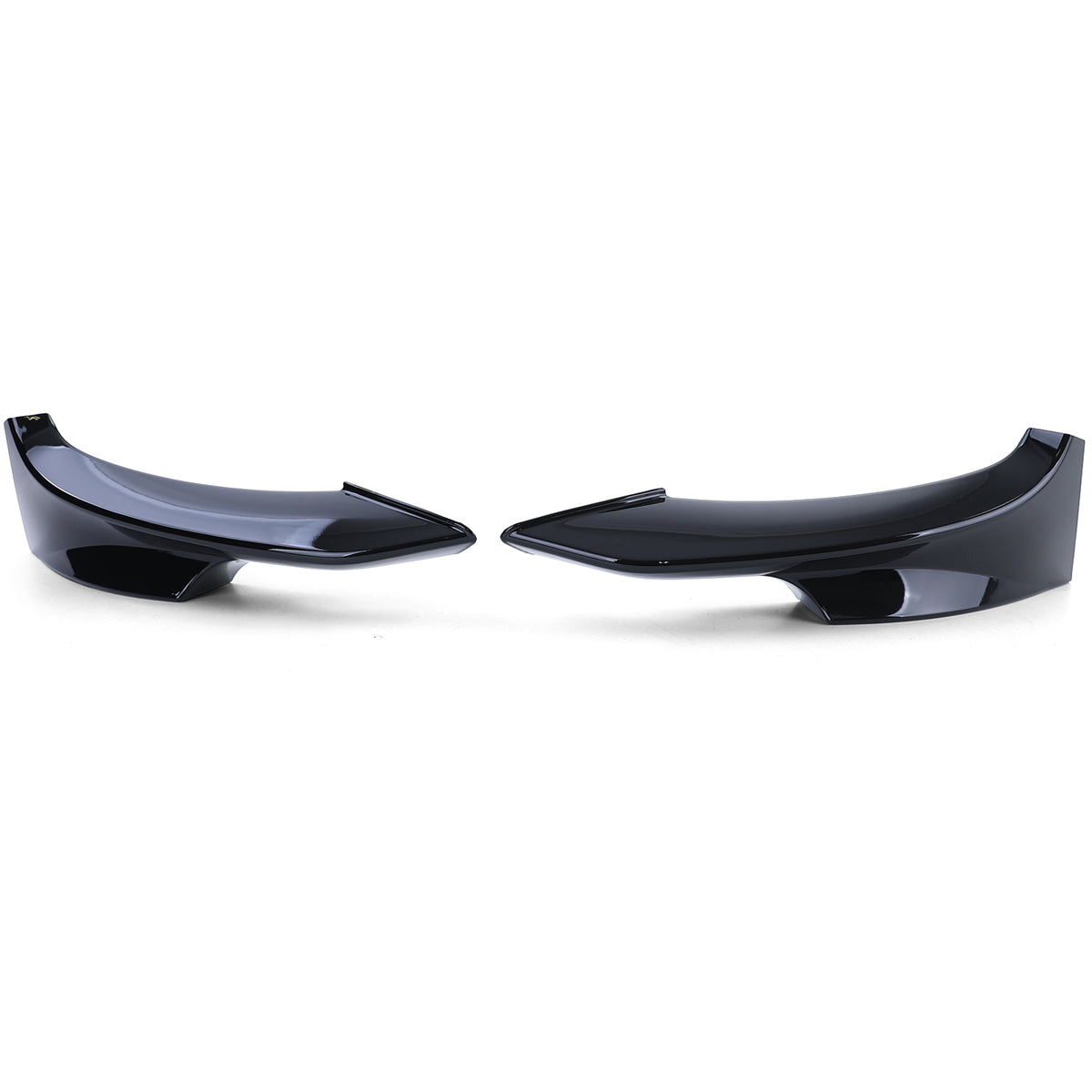 Canards Spoiler Anteriore Nero Lucido per BMW Serie 3 E92 E93 10-13 M-Pacchetto
