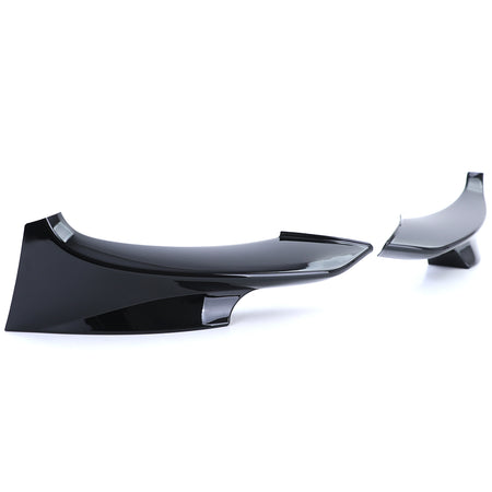 Canards Spoiler Anteriore Nero Lucido per BMW Serie 3 E92 E93 10-13 M-Pacchetto