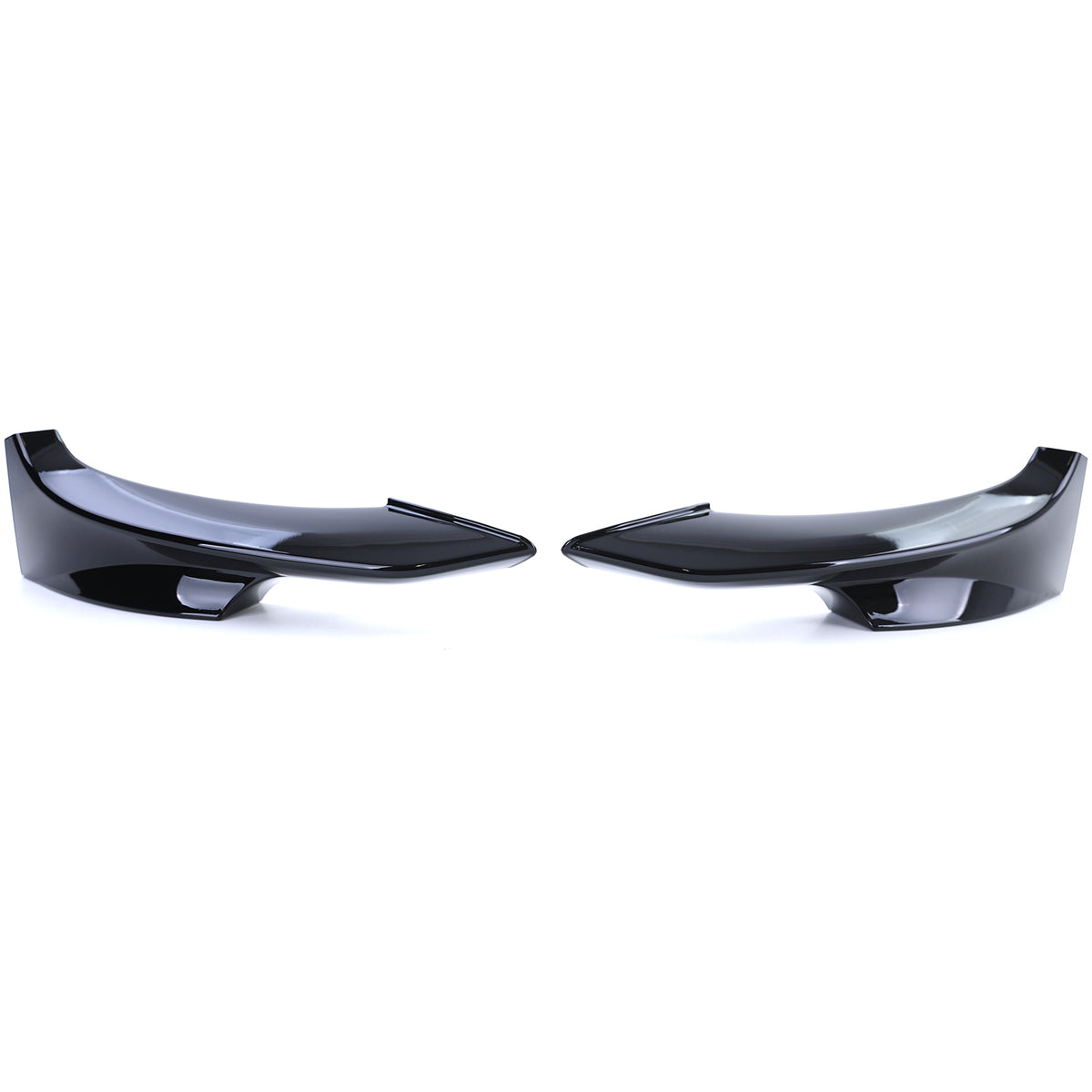 Canards Spoiler Anteriore Nero Lucido per BMW Serie 3 E92 E93 10-13 M-Pacchetto
