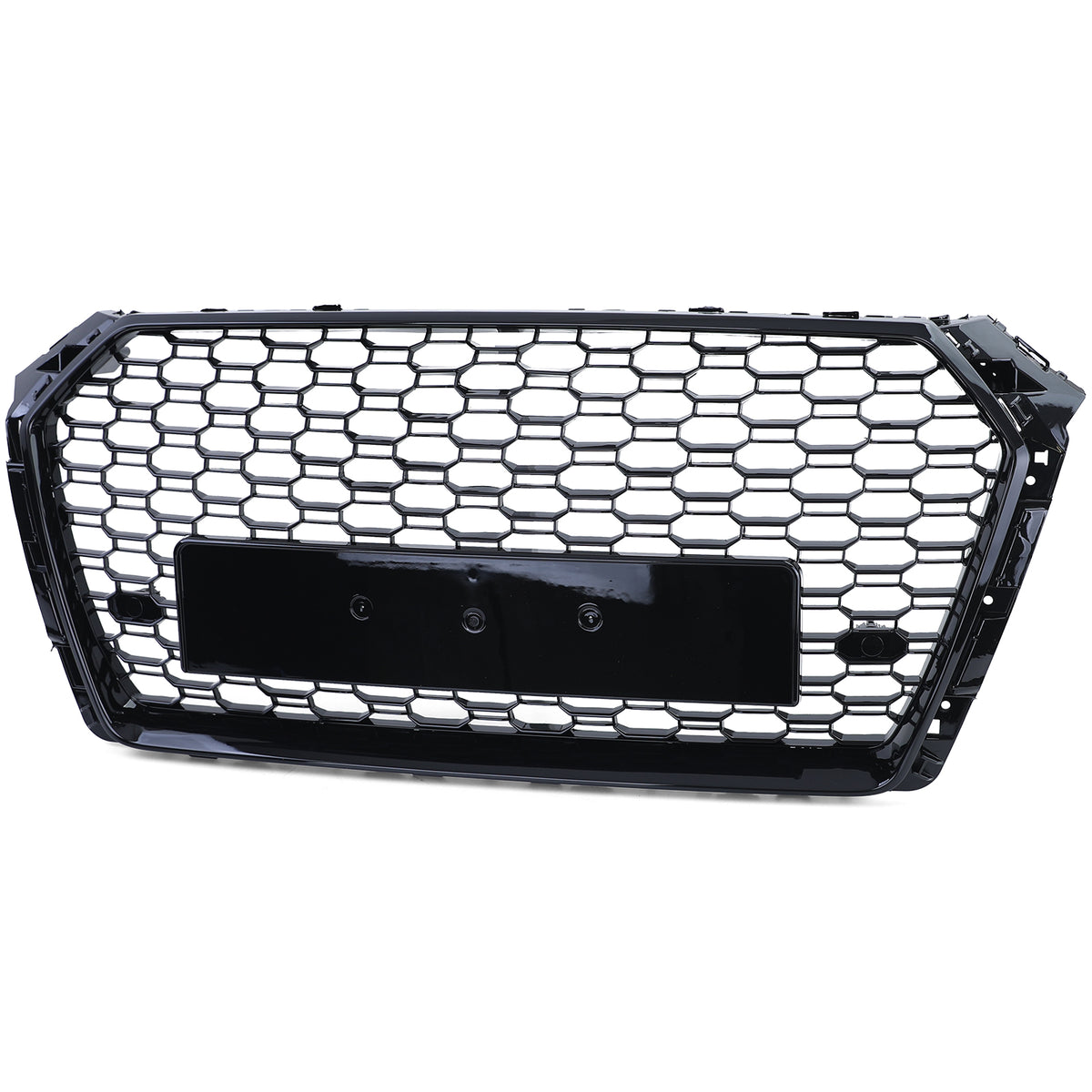 Griglia Sportiva Nera Lucida Senza Emblema per Audi A4 B9 8W 15-19