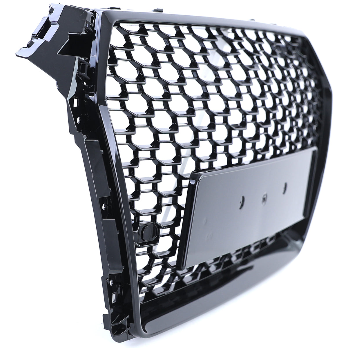 Griglia Sportiva Nera Lucida Senza Emblema per Audi A4 B9 8W 15-19