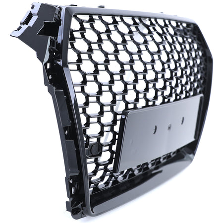 Griglia Sportiva Nera Lucida Senza Emblema per Audi A4 B9 8W 15-19