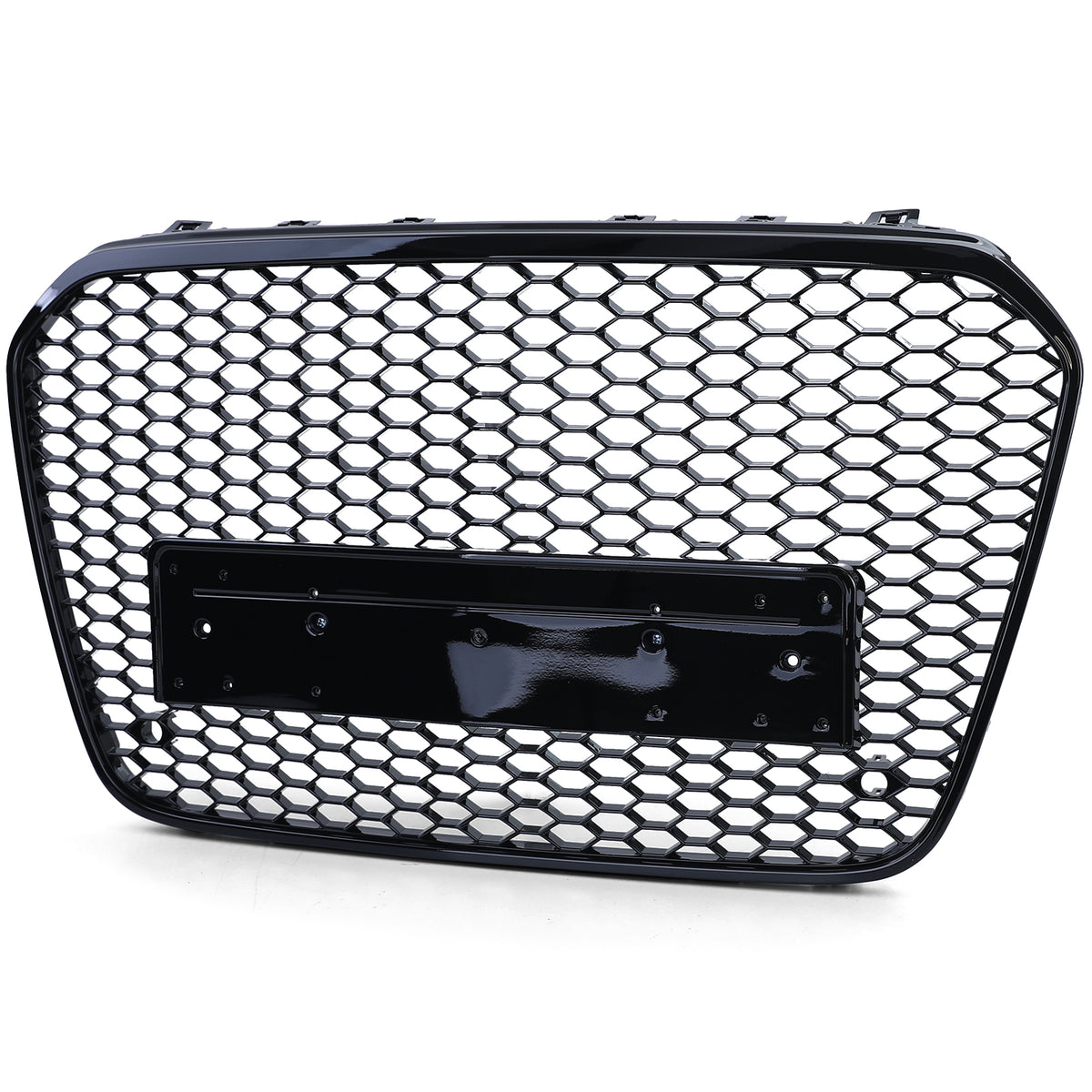 Griglia Sportiva Nera Lucida Senza Emblema per Audi A6 C7 4G 10-14