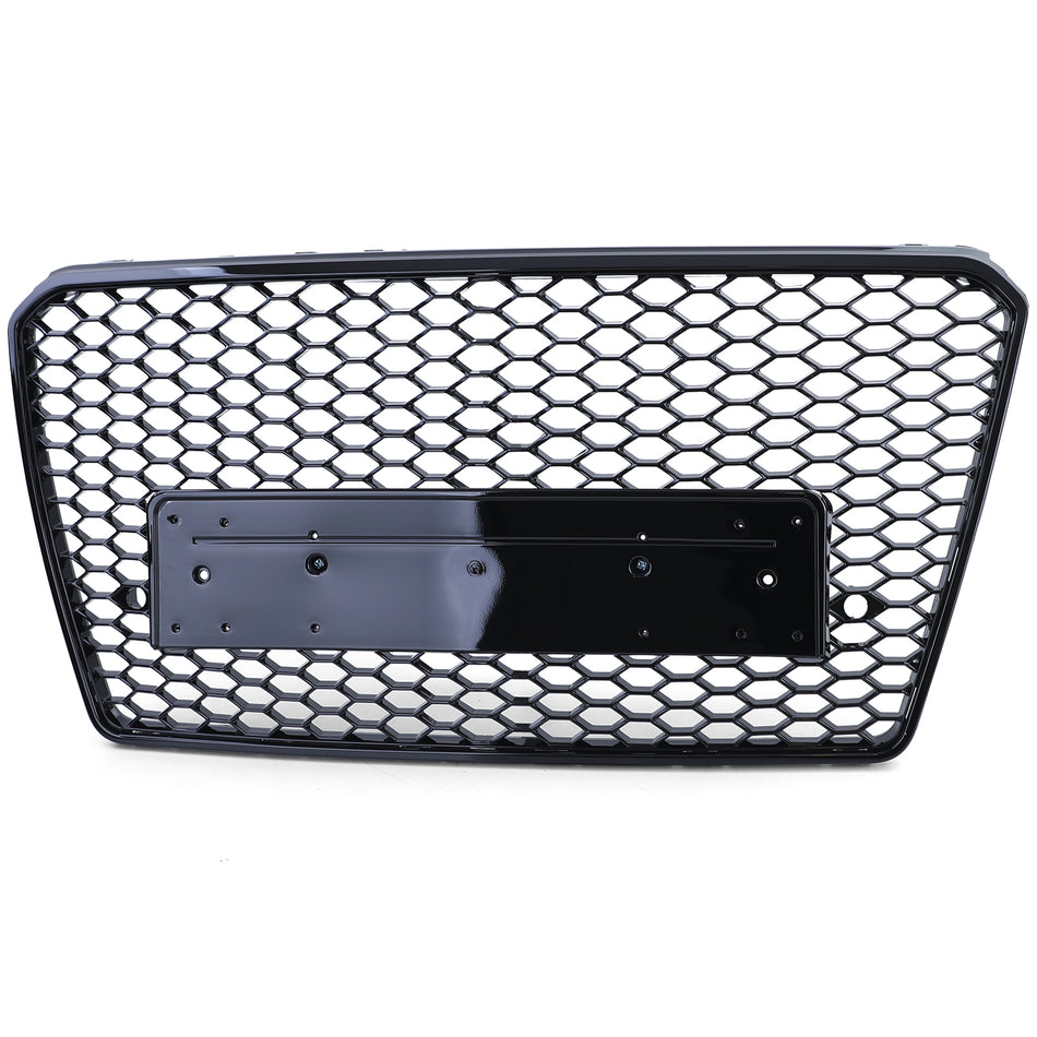Griglia Sportiva Nera Lucida Senza Emblema per Audi A7 C7 4G 10-14