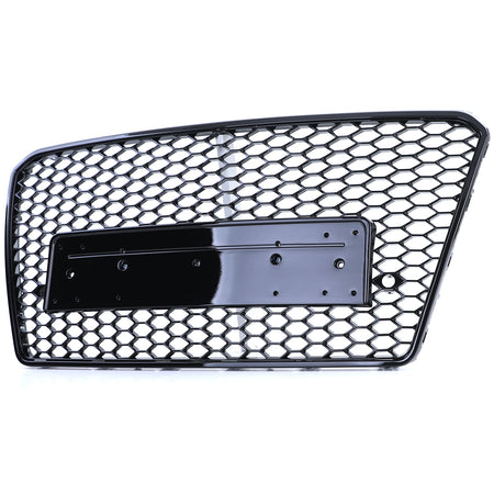 Griglia Sportiva Nera Lucida Senza Emblema per Audi A7 C7 4G 10-14