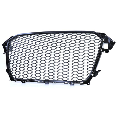 Griglia Sportiva Senza Emblema Nera Lucida per Audi A4 B8 8K Facelift 11-15