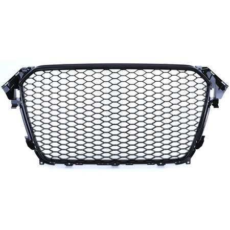 Griglia Sportiva Senza Emblema Nera Lucida per Audi A4 B8 8K Facelift 11-15