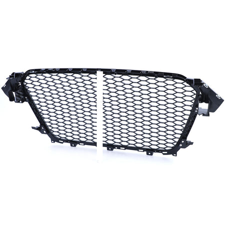Griglia Sportiva Senza Emblema Nera Lucida per Audi A4 B8 8K Facelift 11-15